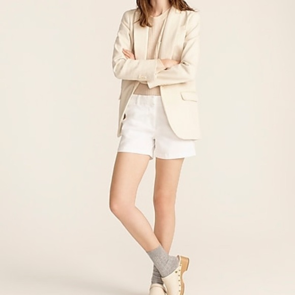 J crew 4” stretch chino shorts white - Picture 1 of 4